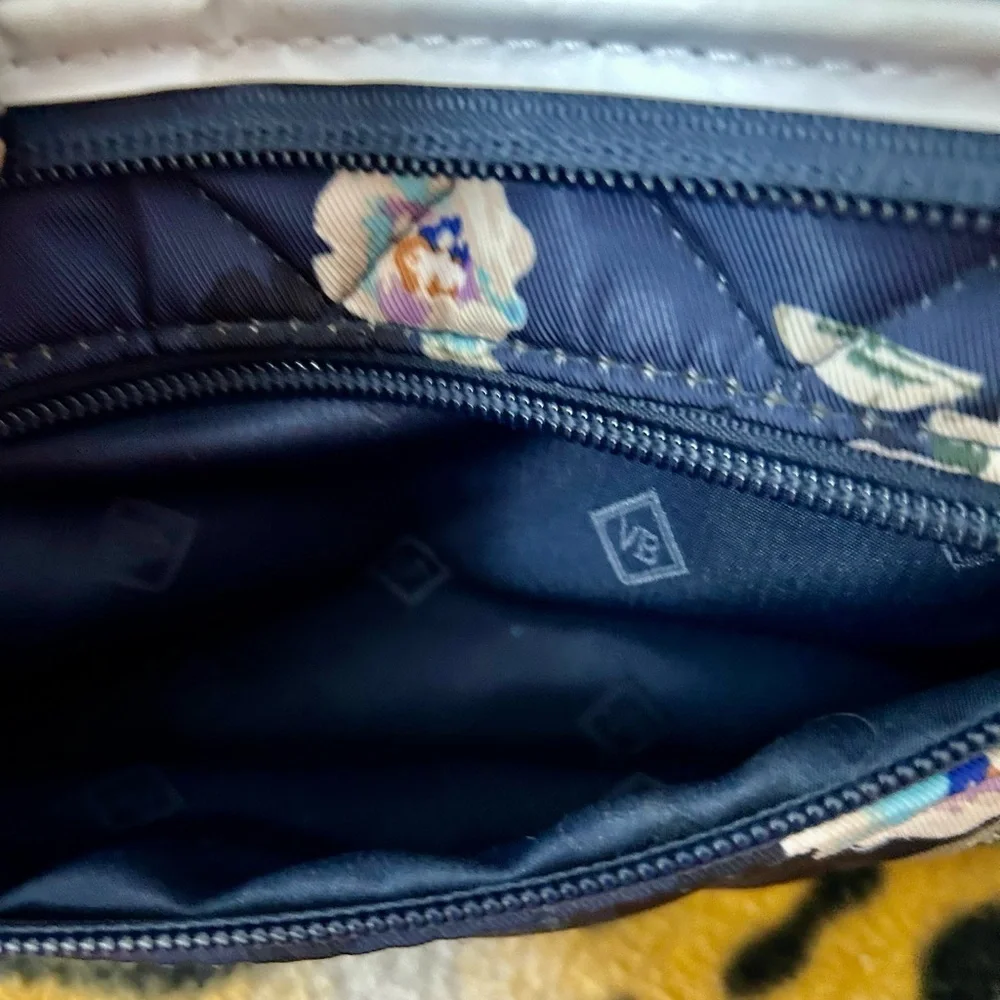 Vera Bradley Navy Floral Quilted lunch bag or Diaper Bag